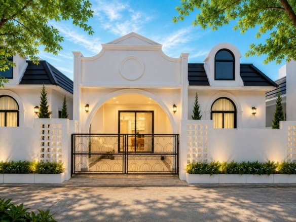 SCT260733 Grand Town Home 2 Modern European Style House