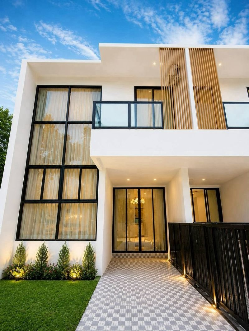 SCT260743 Modern 2-Story Corner Townhome near Maryvit School Pattaya (1) SCT260743 Modern 2-Story Corner Townhome near Maryvit School Pattaya - Naklua