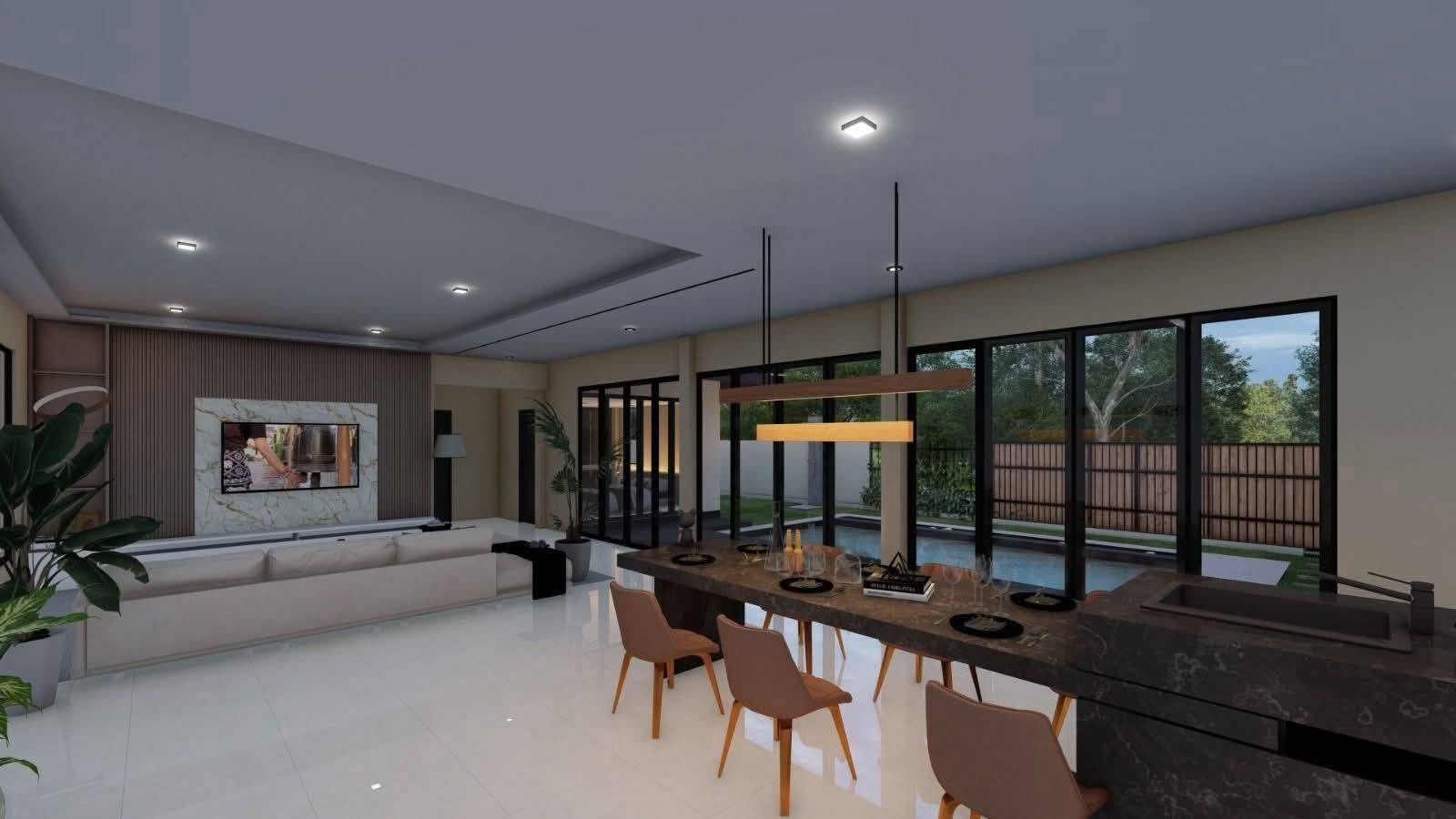 SCT260807 Modern 3-Bedroom Pool Villa - Thung Klom–Tan Man